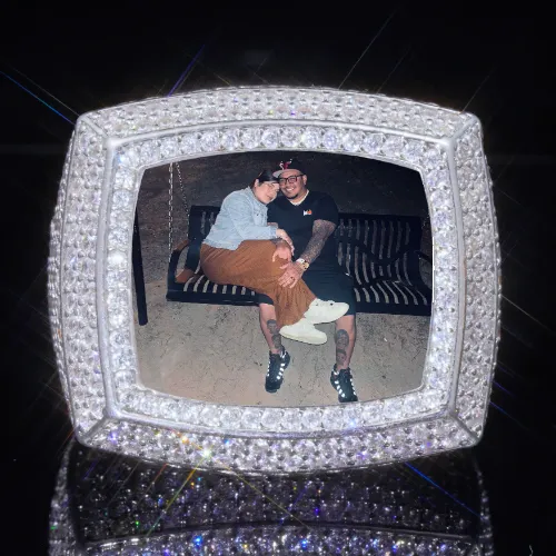 3D CUSTOM PICTURE ICED RING sold by The GUU Shop