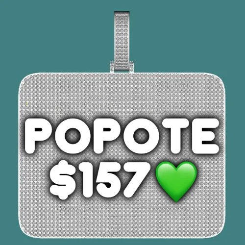 CUSTOM LETTER NECKLACE 3D BIG SQUARE sold by The GUU Shop