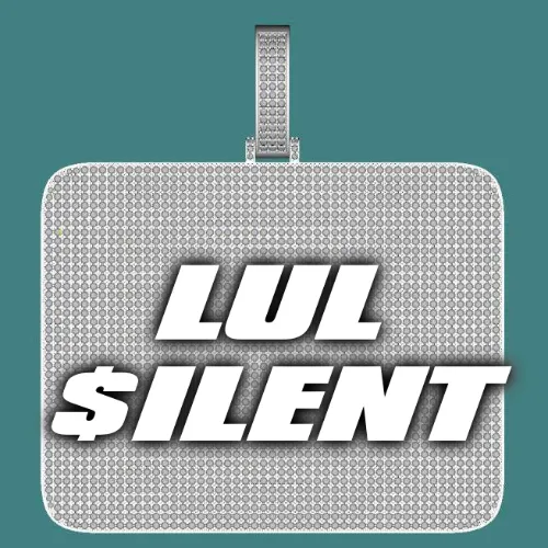 CUSTOM LETTER NECKLACE 3D BIG SQUARE sold by The GUU Shop