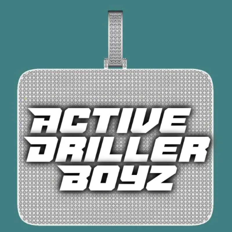 CUSTOM LETTER NECKLACE 3D BIG SQUARE sold by The GUU Shop