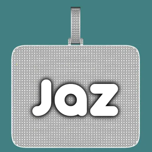 CUSTOM LETTER NECKLACE 3D BIG SQUARE sold by The GUU Shop