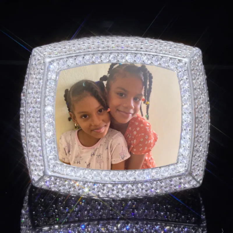 3D CUSTOM PICTURE ICED RING sold by The GUU Shop