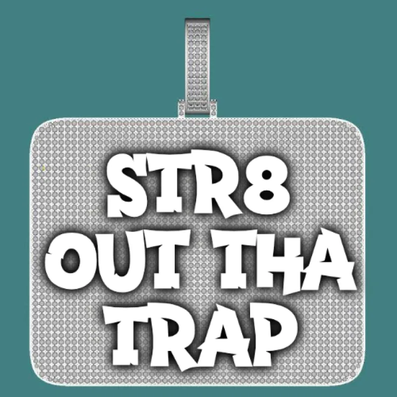 CUSTOM LETTER NECKLACE 3D BIG SQUARE sold by The GUU Shop