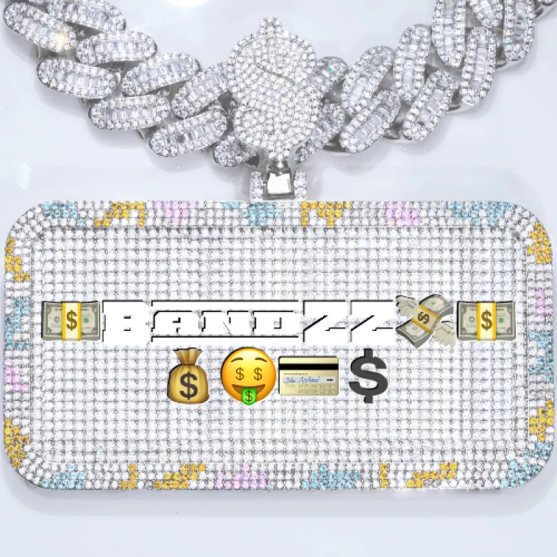 CUSTOM LETTER NECKLACE 3D COLORFUL SQUARE sold by The GUU Shop