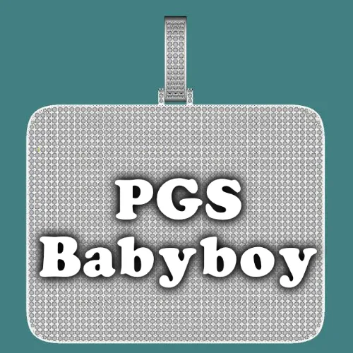 CUSTOM LETTER NECKLACE 3D BIG SQUARE sold by The GUU Shop