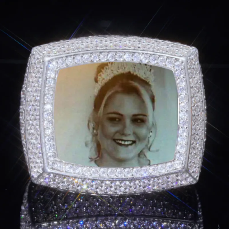 3D CUSTOM PICTURE ICED RING made by The GUU Shop
