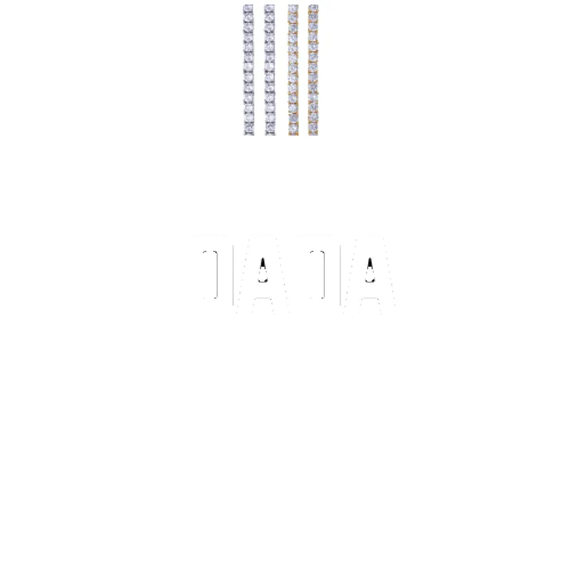 Custom Letters Baguette Two Layer Necklace sold by The GUU Shop