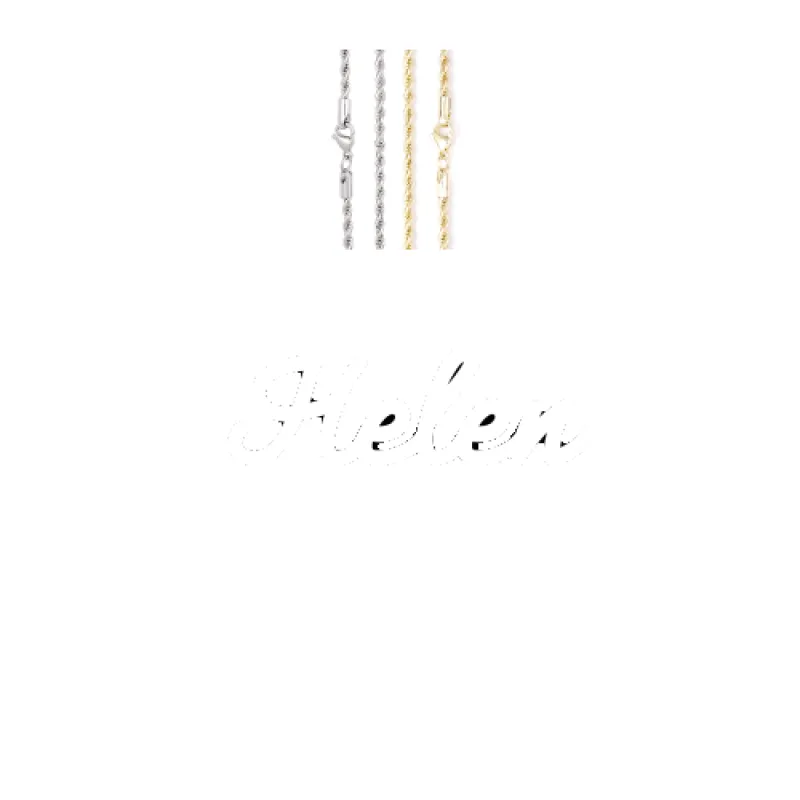 Script Custom Letter Necklace sold by The GUU Shop