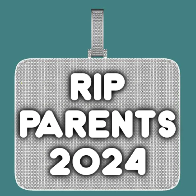 CUSTOM LETTER NECKLACE 3D BIG SQUARE sold by The GUU Shop