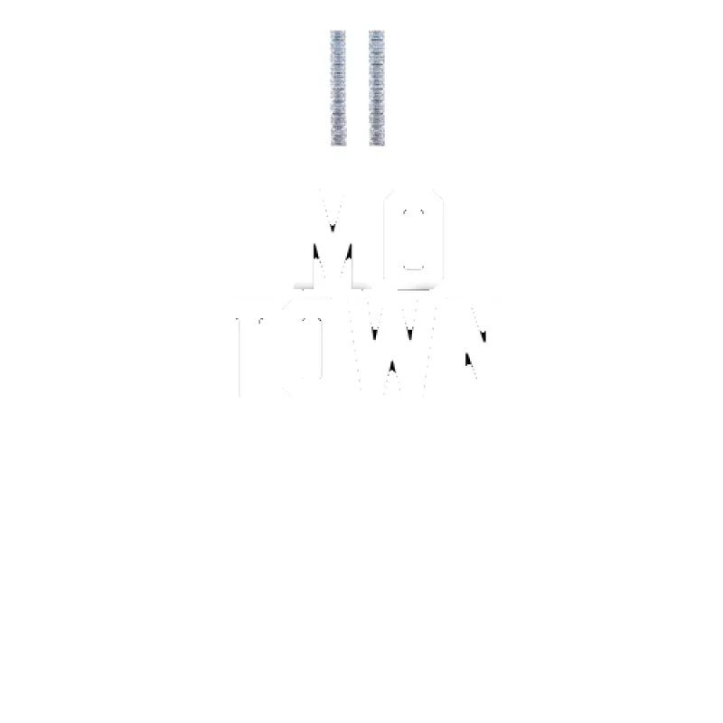 Custom Letters Baguette Two Layer Necklace made by The GUU Shop