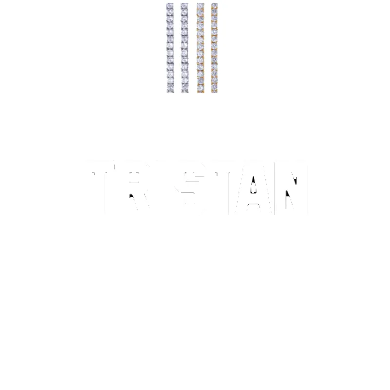 Custom Letters Baguette Two Layer Necklace sold by The GUU Shop