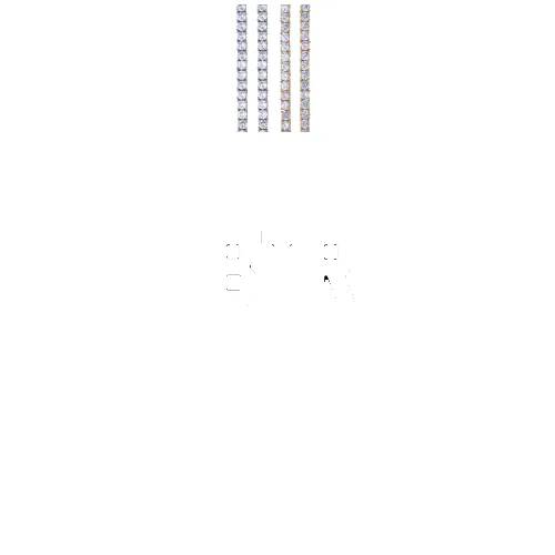 Custom Letters Baguette Two Layer Necklace sold by The GUU Shop