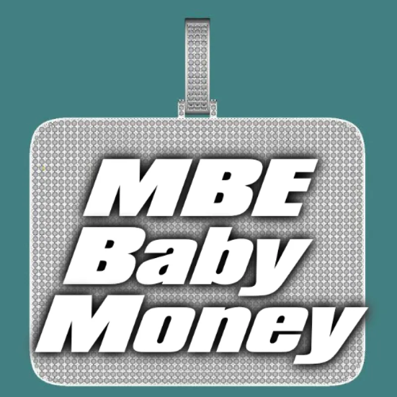 CUSTOM LETTER NECKLACE 3D BIG SQUARE sold by The GUU Shop