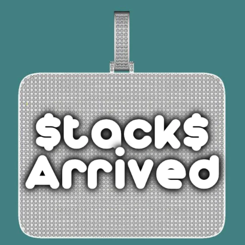 CUSTOM LETTER NECKLACE 3D BIG SQUARE sold by The GUU Shop