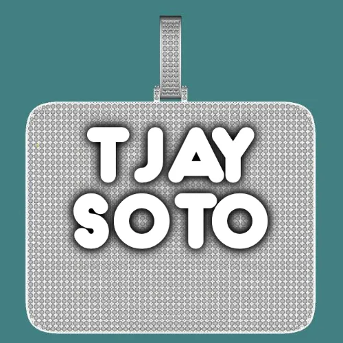 CUSTOM LETTER NECKLACE 3D BIG SQUARE sold by The GUU Shop