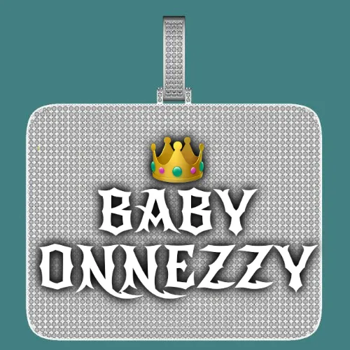 CUSTOM LETTER NECKLACE 3D BIG SQUARE sold by The GUU Shop