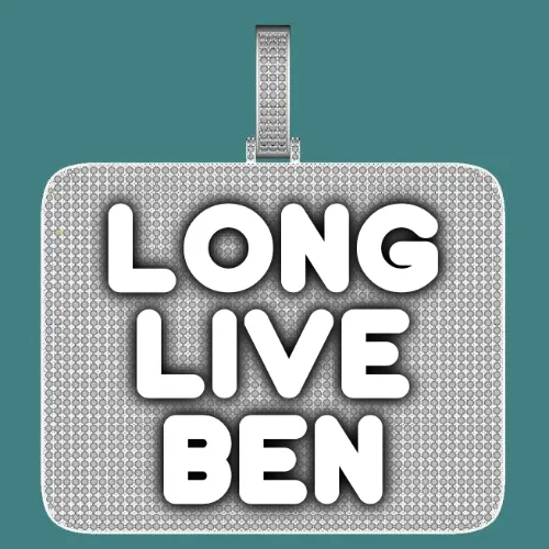 CUSTOM LETTER NECKLACE 3D BIG SQUARE sold by The GUU Shop