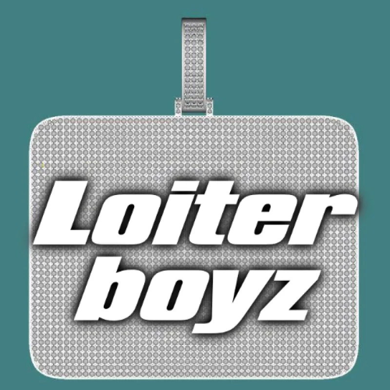 CUSTOM LETTER NECKLACE 3D BIG SQUARE made by The GUU Shop