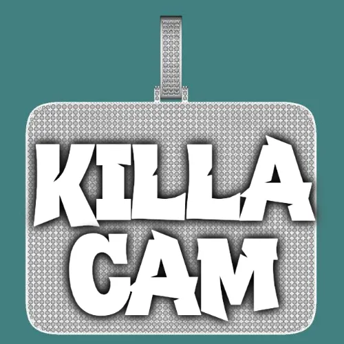 CUSTOM LETTER NECKLACE 3D BIG SQUARE sold by The GUU Shop