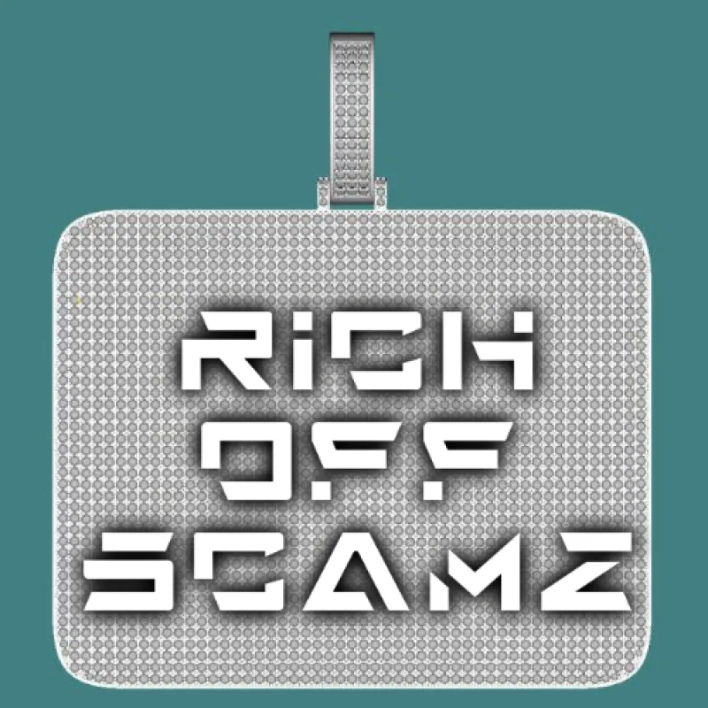 CUSTOM LETTER NECKLACE 3D BIG SQUARE sold by The GUU Shop