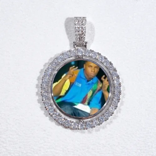 3D Spinning 2-Faced Custom Picture Pendant sold by The GUU Shop