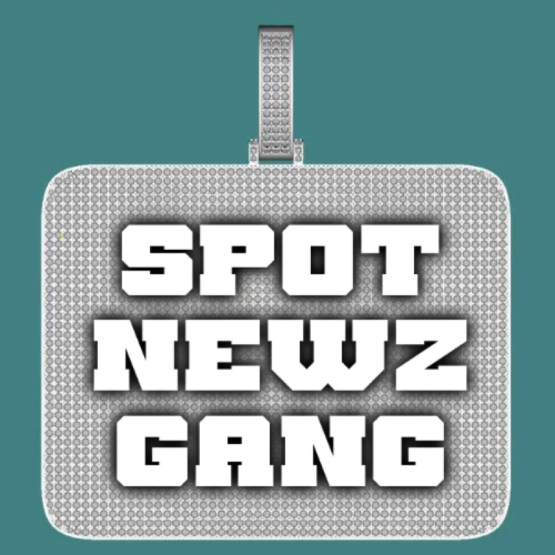 CUSTOM LETTER NECKLACE 3D BIG SQUARE sold by The GUU Shop