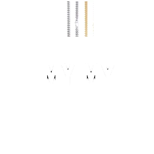 Custom Letters Baguette Two Layer Necklace sold by The GUU Shop