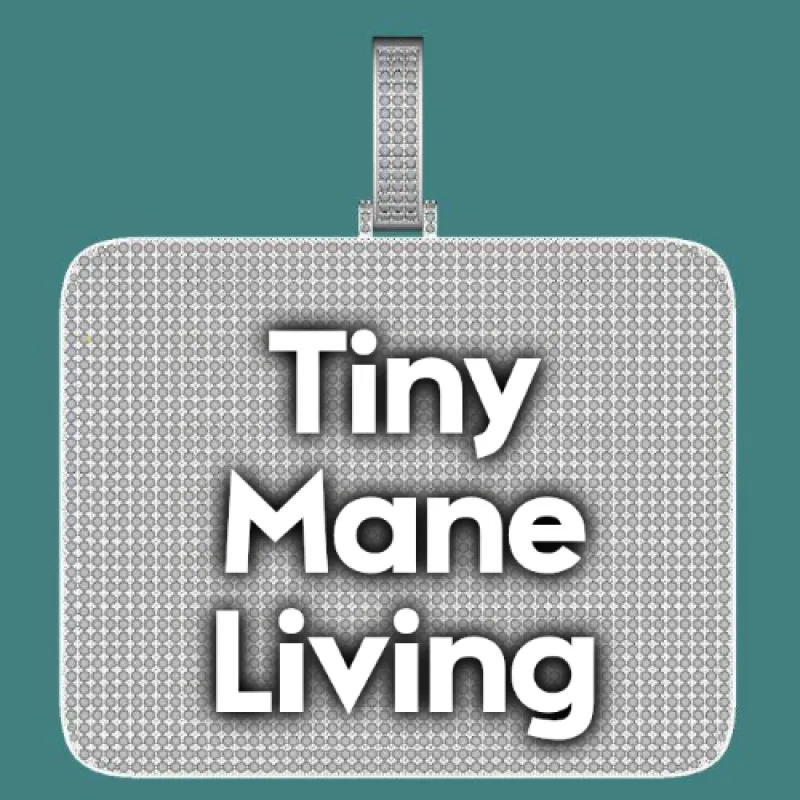 CUSTOM LETTER NECKLACE 3D BIG SQUARE sold by The GUU Shop