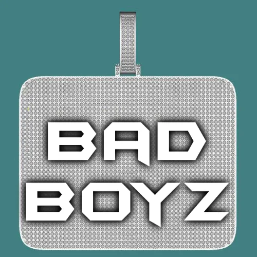 CUSTOM LETTER NECKLACE 3D BIG SQUARE sold by The GUU Shop