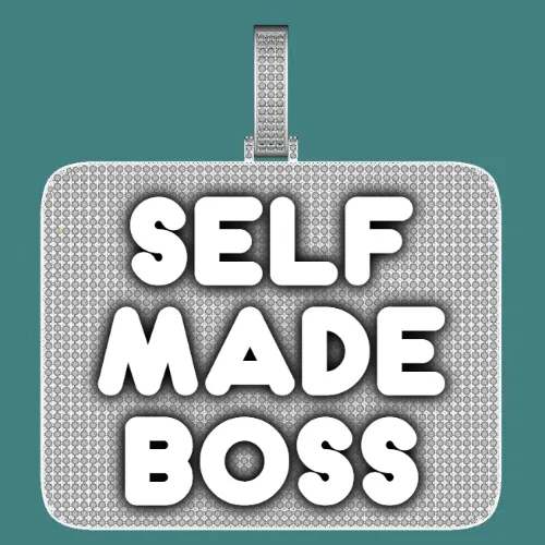 CUSTOM LETTER NECKLACE 3D BIG SQUARE sold by The GUU Shop