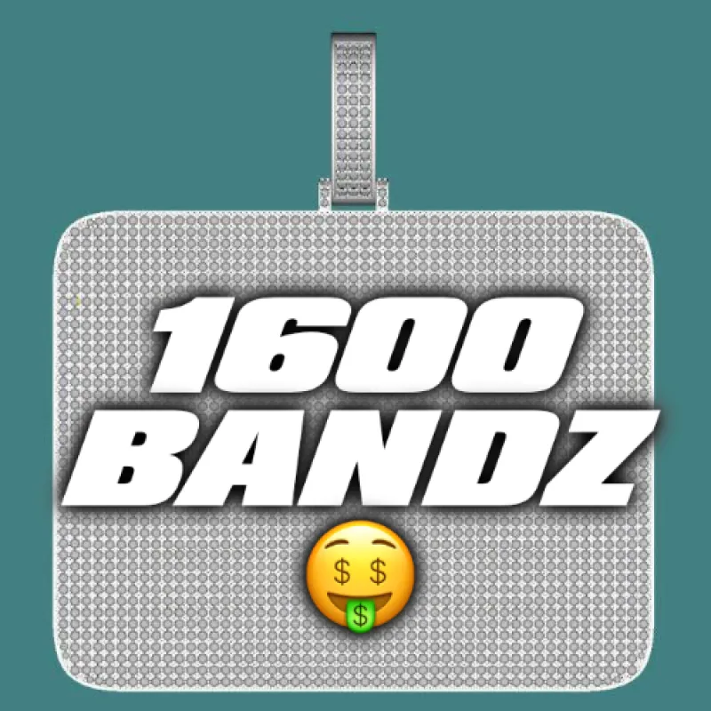 CUSTOM LETTER NECKLACE 3D BIG SQUARE sold by The GUU Shop