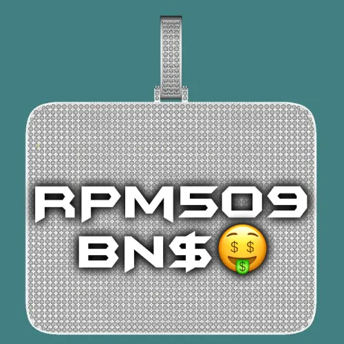 CUSTOM LETTER NECKLACE 3D BIG SQUARE sold by The GUU Shop