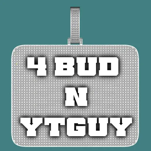 CUSTOM LETTER NECKLACE 3D BIG SQUARE sold by The GUU Shop