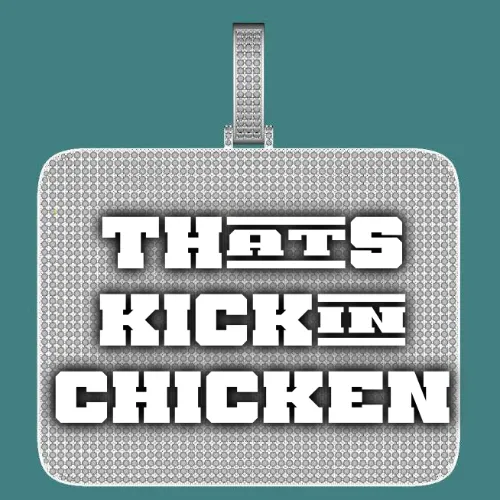 CUSTOM LETTER NECKLACE 3D BIG SQUARE sold by The GUU Shop