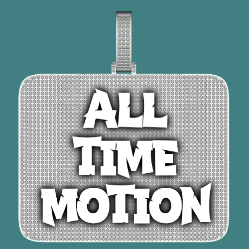 CUSTOM LETTER NECKLACE 3D BIG SQUARE sold by The GUU Shop