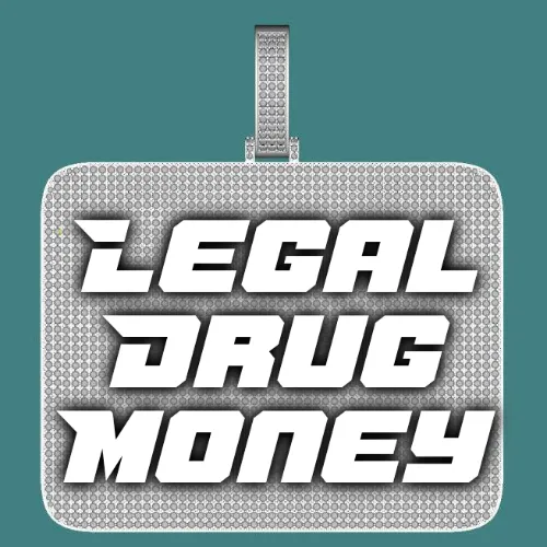 CUSTOM LETTER NECKLACE 3D BIG SQUARE sold by The GUU Shop