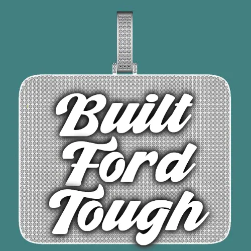 CUSTOM LETTER NECKLACE 3D BIG SQUARE sold by The GUU Shop