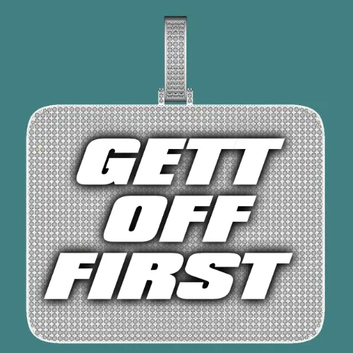 CUSTOM LETTER NECKLACE 3D BIG SQUARE sold by The GUU Shop