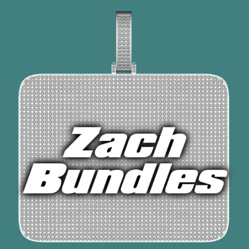 CUSTOM LETTER NECKLACE 3D BIG SQUARE sold by The GUU Shop