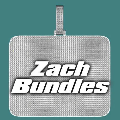 CUSTOM LETTER NECKLACE 3D BIG SQUARE sold by The GUU Shop