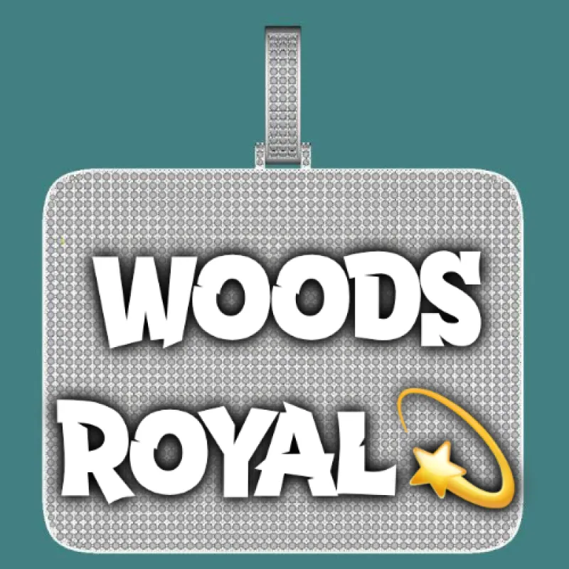 CUSTOM LETTER NECKLACE 3D BIG SQUARE sold by The GUU Shop