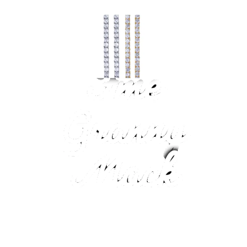 Script Custom Letter Necklace sold by The GUU Shop