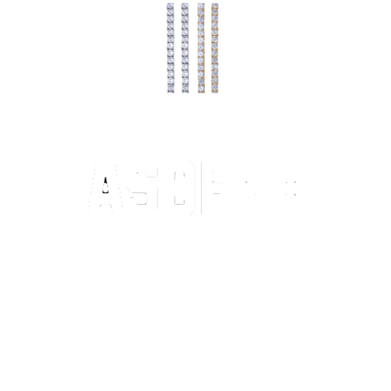 Custom Letters Baguette Two Layer Necklace sold by The GUU Shop