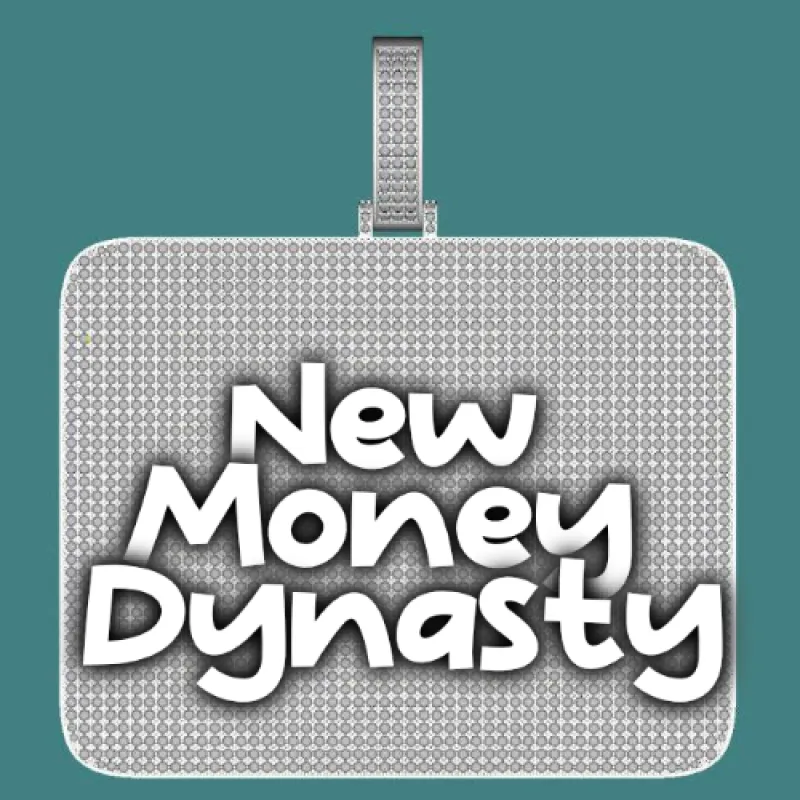 CUSTOM LETTER NECKLACE 3D BIG SQUARE sold by The GUU Shop