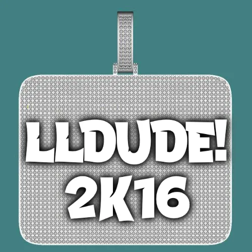 CUSTOM LETTER NECKLACE 3D BIG SQUARE sold by The GUU Shop