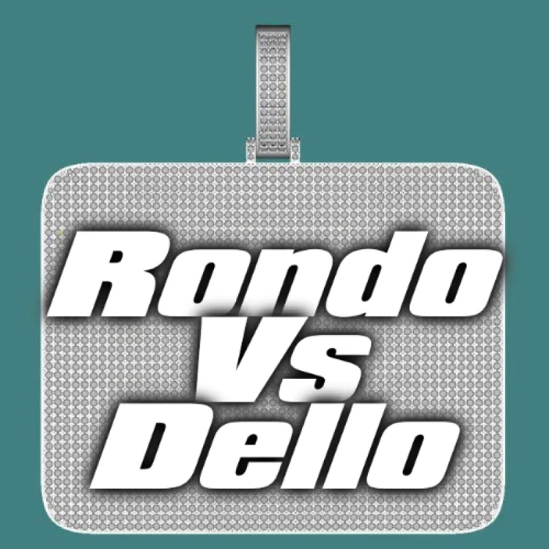 CUSTOM LETTER NECKLACE 3D BIG SQUARE sold by The GUU Shop