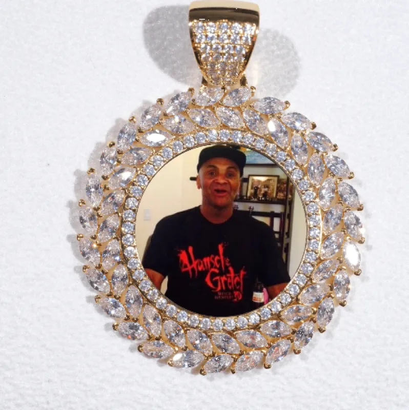 Large 3D Wheat Ear Custom Picture Pendant sold by The GUU Shop