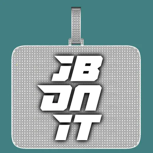 CUSTOM LETTER NECKLACE 3D BIG SQUARE sold by The GUU Shop