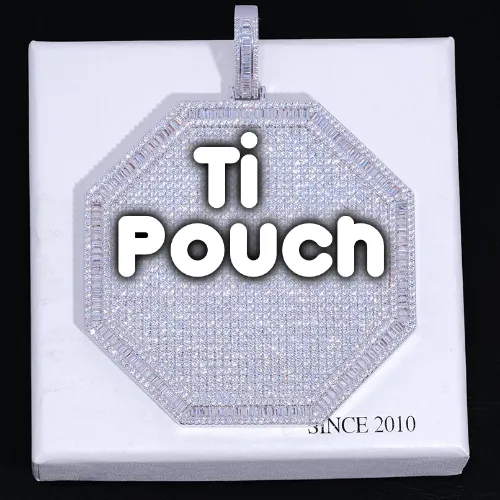 CUSTOM LETTER NECKLACE 3D BIG OCTAGON sold by The GUU Shop