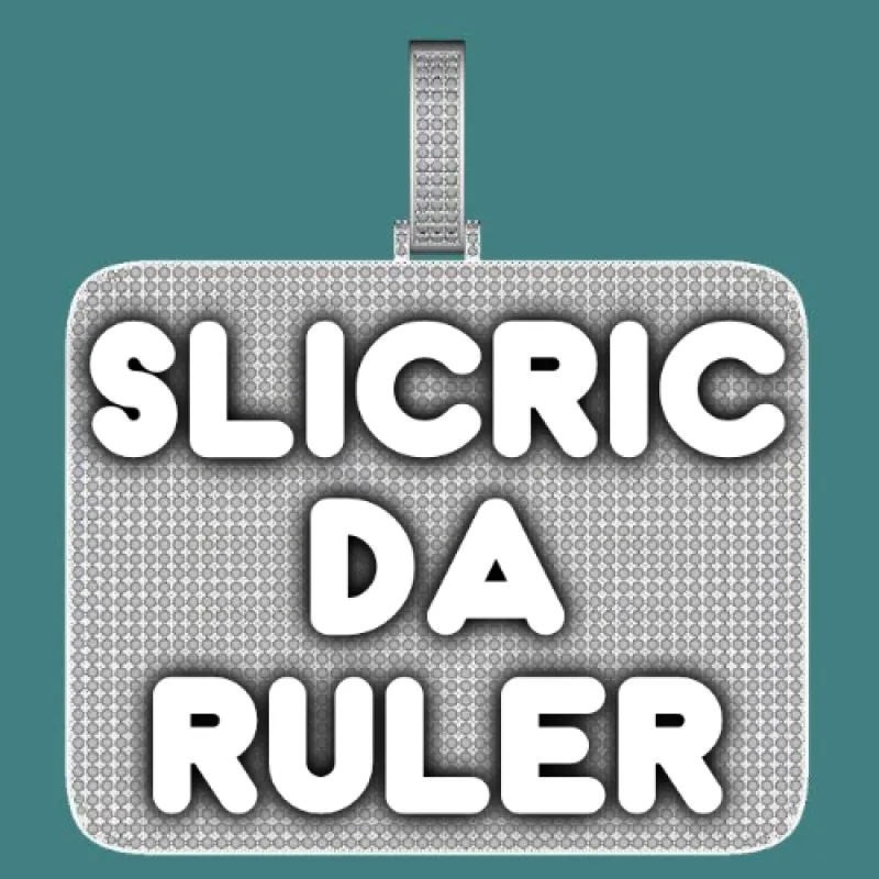 CUSTOM LETTER NECKLACE 3D BIG SQUARE sold by The GUU Shop